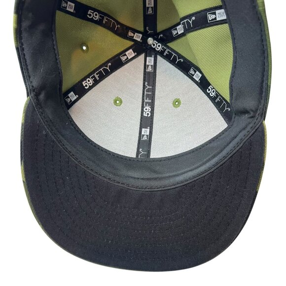 Pittsburgh Pirates New Era On Field Authentic Hat Cap 7 3/4 Camo Military 5950 - Picture 11 of 11